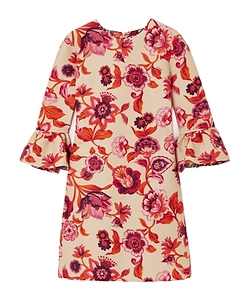 Floral-Print Cady Mini Dress