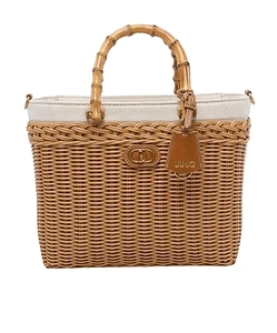 Liu Jo Woven Top-Handle Tote Bag