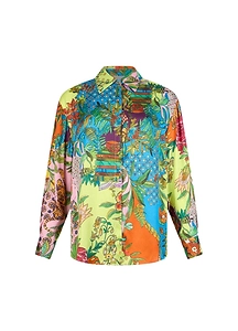 Liu Jo Tropical Print Button-Front Shirt