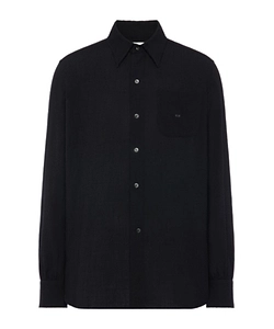 Virgin Wool Long-Sleeved Shirt