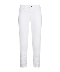 Liu Jo Floral Embroidered Skinny Trousers