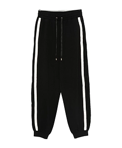 Side-Stripe Drawstring Joggers