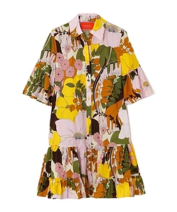 Printed Shirt Dress