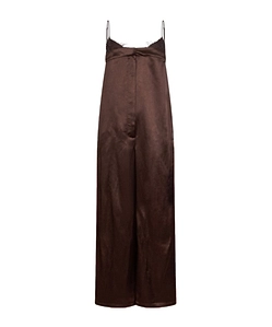 Liu Jo Lace Trim Wide-Leg Jumpsuit