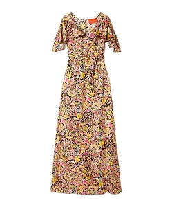 Ruffle Print Dress