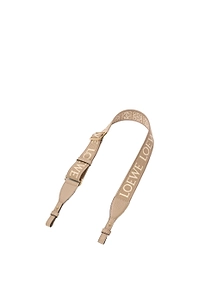 Anagram Loop Strap In Jacquard And Calfskin