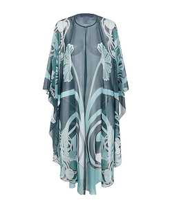 La Doublej Maria Printed Cape