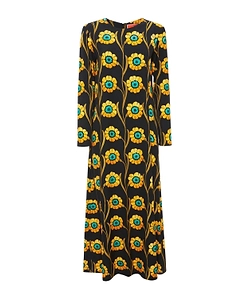 Swing Floral-Print Dress