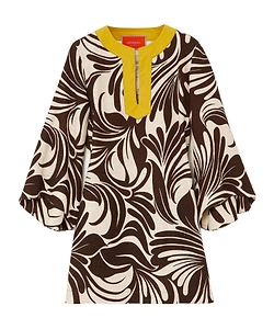 The Kaftan Mini Printed Dress