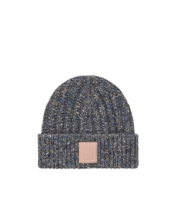 Beanie In Wool And Cashmere Blend