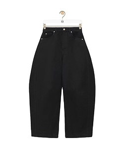 Barrel Trousers In Cotton