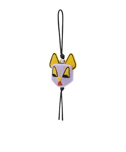 Louis Wain Cat-Motif Felt Bag Charm