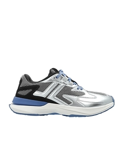 Lanvin Mesh-Panel Lace-Up Sneakers