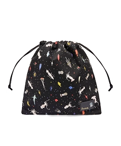 Deep Sea Small Drawstring Pouch In Canvas