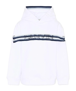 Lanvin Enfant Long-Sleeved Logo Printed Hoodie