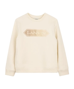 Lanvin Enfant Logo Detailed Crewneck Sweatshirt