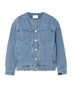 Loulou De Saison Rima Buttoned Denim Jacket