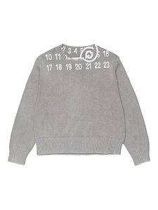 Mm6 Maison Margiela Kids Number Printed Crewneck Jumper