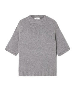 Short-Sleeved Cashmere Knitwear