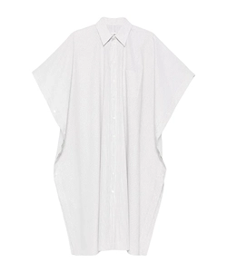 Striped Midi Shirt Dress
