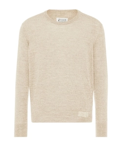 Wool-Blend Patch Sweater