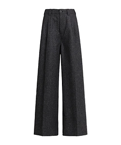 Wide Leg Wool Pants