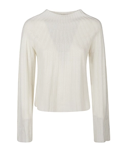 Loulou Studio Coll Ribbed Sweater