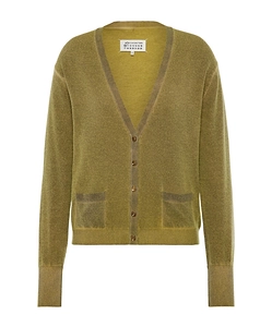 Virgin Wool V-Neck Cardigan