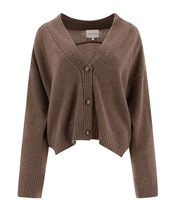 Long-Sleeved Knitted Cardigan
