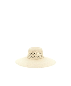Maison Michel Logo Plaque Knit Hat