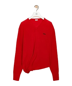 Loewe Asymmetric Silhouette Knitted Jumper