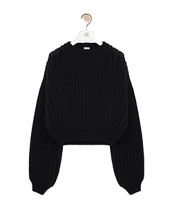 Loewe Balloon-Sleeved Knitted Jumper