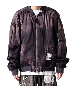 Maison Mihara Yasuhiro Aged Flight Zip-Up Jacket