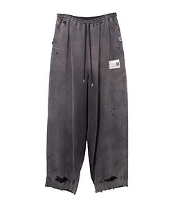 Maison Mihara Yasuhiro Distressed Drawstring Track Pants