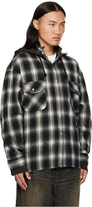 Maison Mihara Yasuhiro Checked Hooded Shirt