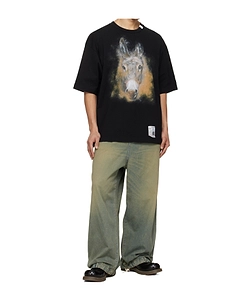 Maison Mihara Yasuhiro Drawstring Wide Jeans