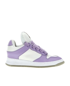 Maison Mihara Yasuhiro Rosy Pointed-Toe Lace-Up Puffer Sneakers