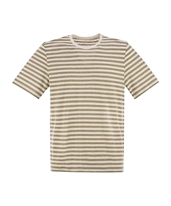 Majestic Filatures Striped Crew Neck T-Shirt