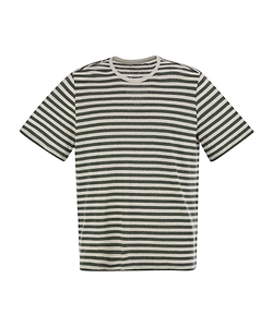 Majestic Filatures Striped Crew Neck T-Shirt