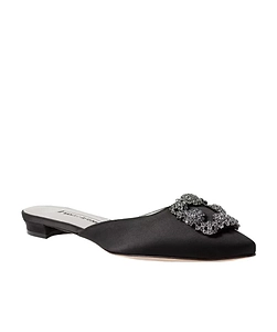 Hangisi Buckle Embellished Muller Shoes