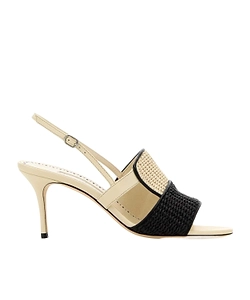 Manolo Blahnik Fabiolamu Interwoven Sandals