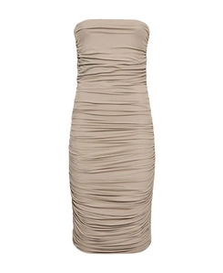 Stretch Strapless Mid-Length Dress
