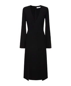 Split Mid-Length Dress