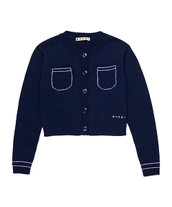 Marni Kids Knitted Pocket Cardigan