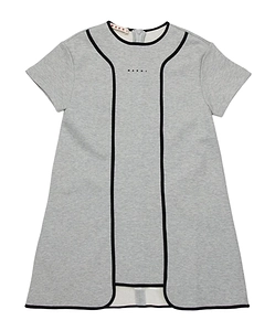 Marni Kids Logo Detailed Short-Sleeved Dress
