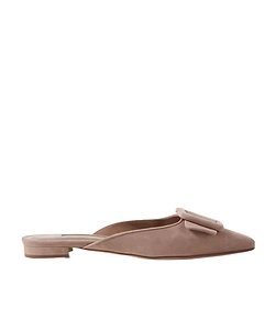 Maysale Buckle Pointed Muller Shoes