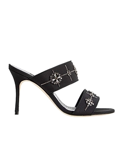 Open-Toe Stiletto Sandals