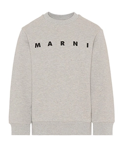 Marni Kids Logo Printed Crewneck Sweatshirt