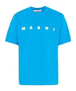 Marni Kids Logo-Printed Crewneck T-Shirt