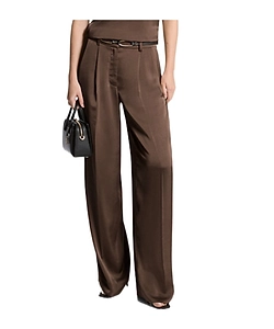 Drapey Satin Wide Leg Pants